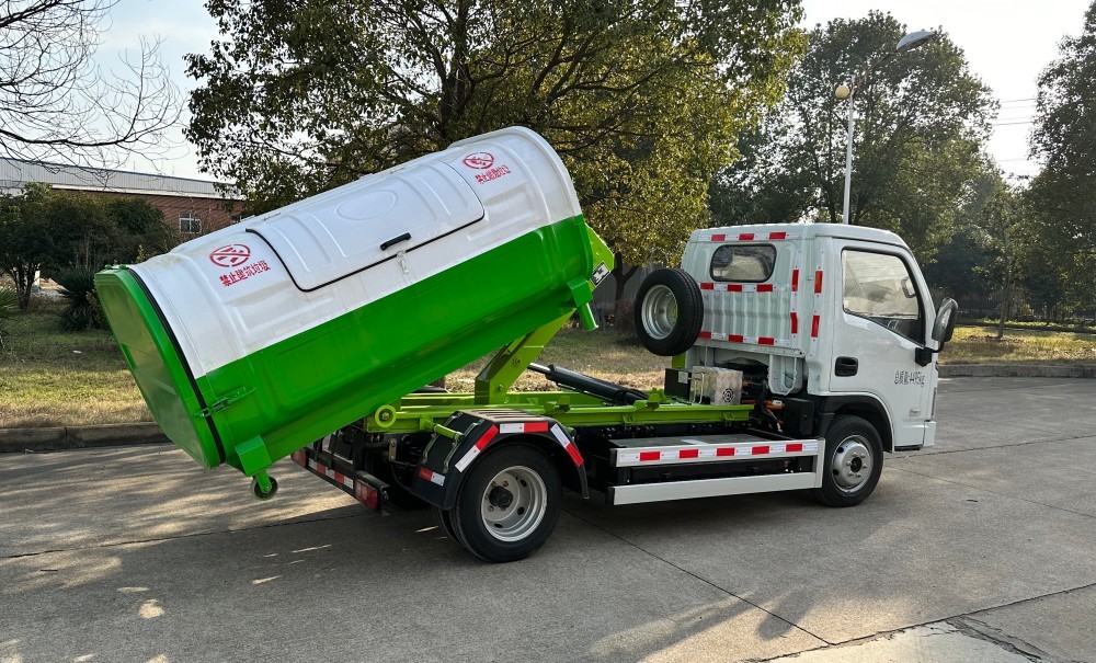  Pure electric detachable garbage truck