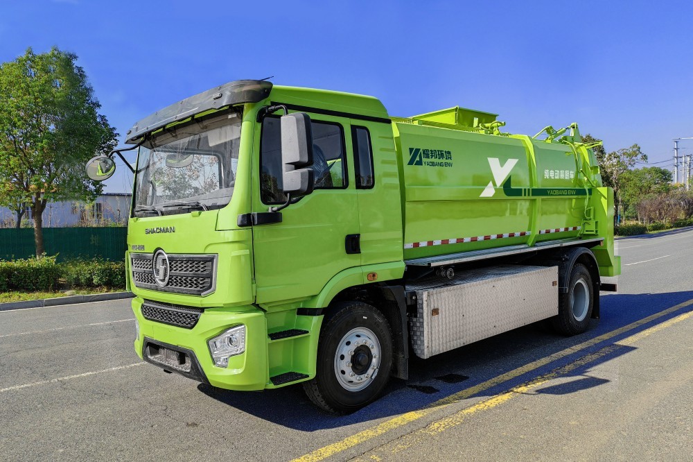 Pure electric food waste truck