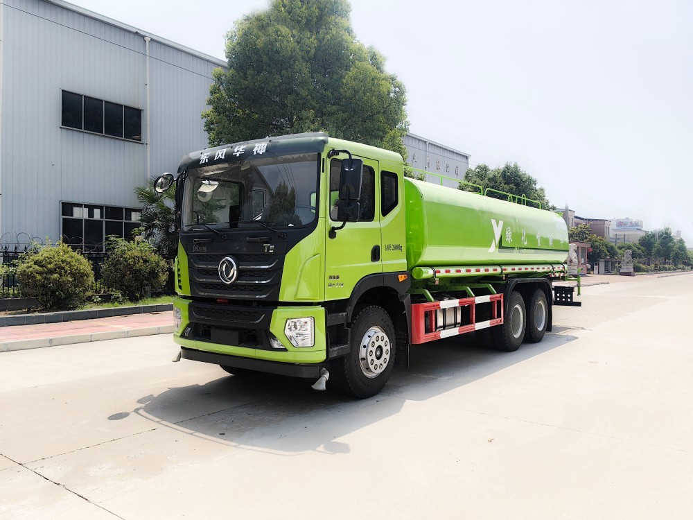 Greening sprinkler truck