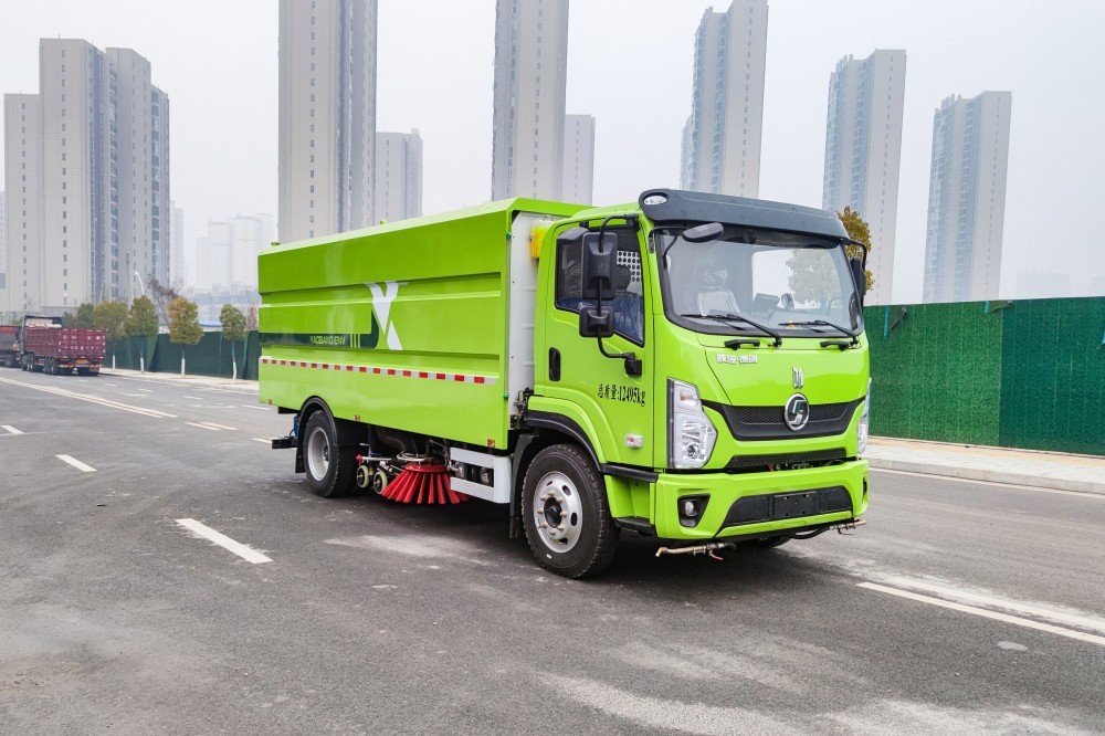Dry cleaning vehicle