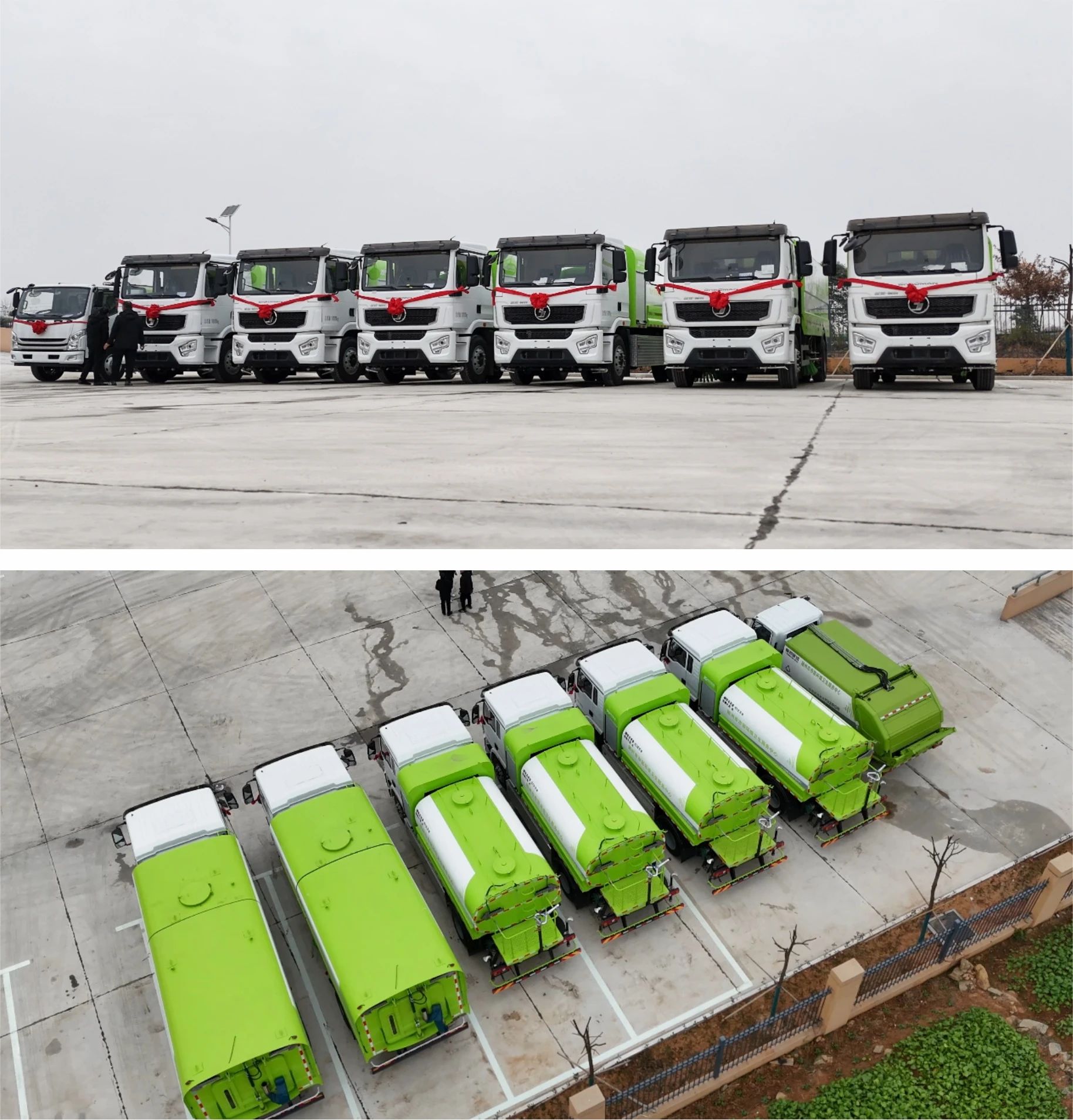 Yaobang Group successfully delivers another batch of new energy environmental sanitation equipment to customers