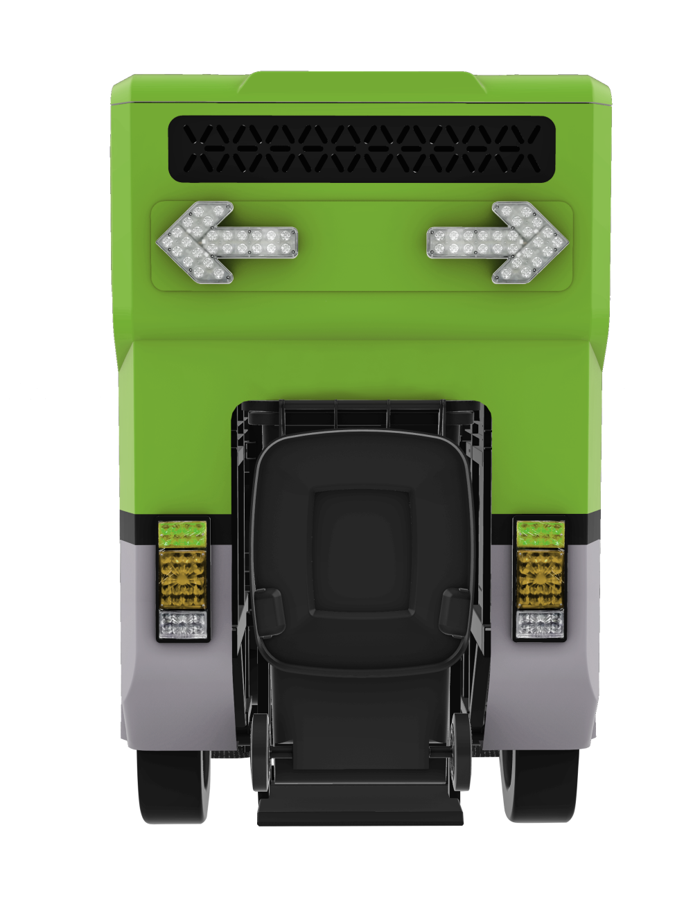 four-wheel road sweeper