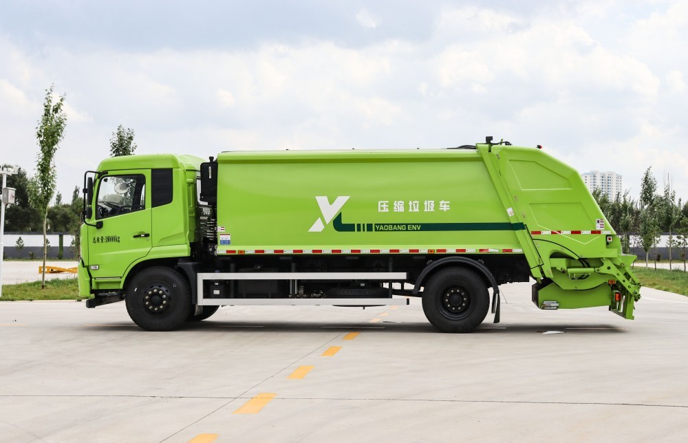 Garbage transfer compressor truck